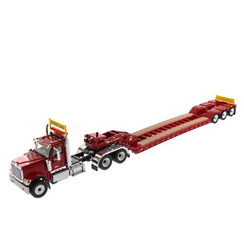 International HX520 + XL120 Tractor + Trailer - Red